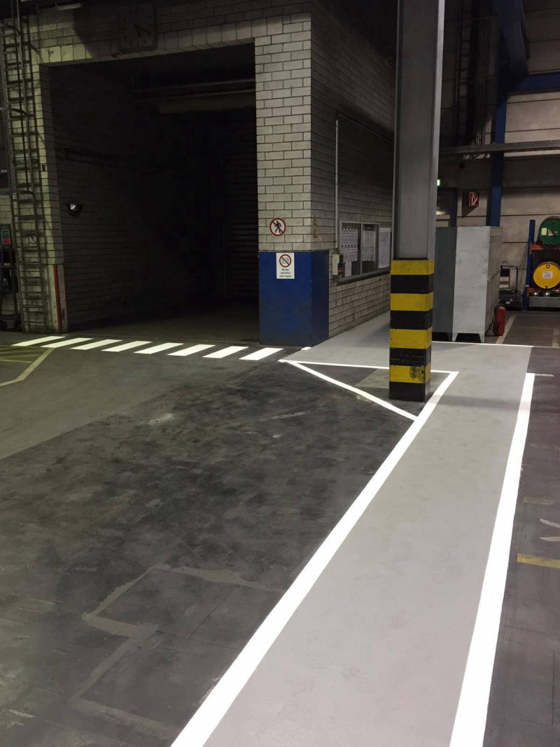 Chemoboden Mittermeier - Markierungen